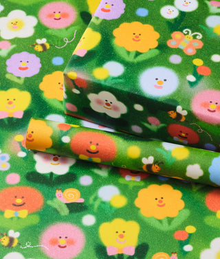 Busy Garden Kids Gift Wrap