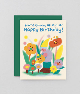 Growing Up Fast Birthday Kids Birthday Greetings Card