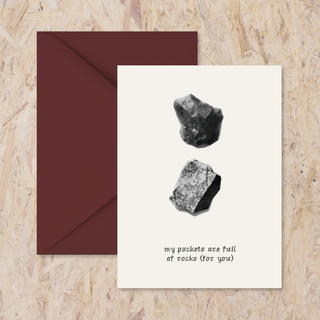 Pockets Full of Rocks - Card
