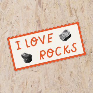 I Love Rocks - Sticker
