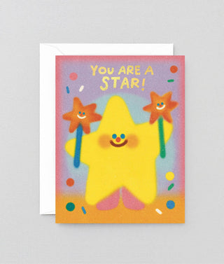 You Are A Star! Kids Birthday Greetings Card