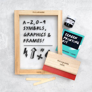 Screen Printing Kit - Design & print your own totes and more