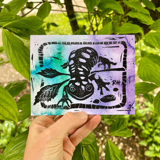 Spotted Salamander Greeting Card
